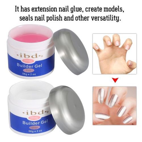Ibd IBD Builder Gel 56g - LED-UV Soak-off Gel for Nails - Clear studio view 3